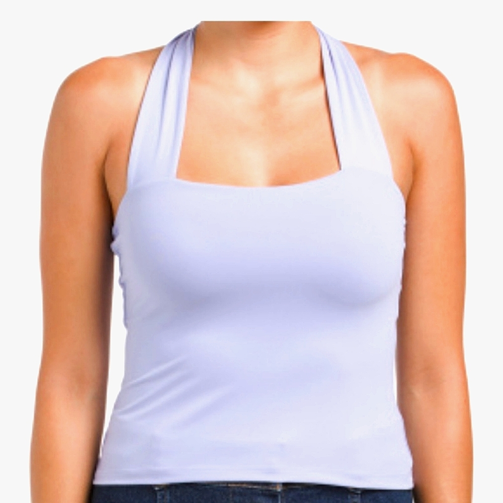 SUSANA MONACO-Made In Usa Tie Halter Top